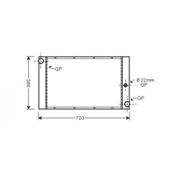 Radiator DIEDERICHS DCM1584 OE Ref 17117795878