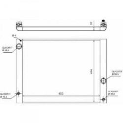 Radiator DIEDERICHS DCM1585 OE Ref 17117534914