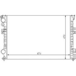 Radiator DIEDERICHS DCM1675 OE Ref 1301W3