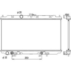 Radiator DIEDERICHS DCM1833 OE Ref 21460AV600