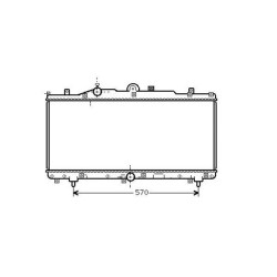 Radiator DIEDERICHS DCM1930 OE Ref 7790356