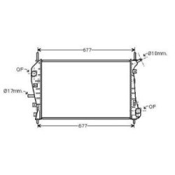 Radiator DIEDERICHS DCM2084 OE Ref 1315633