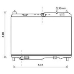 Radiator DIEDERICHS DCM2099 OE Ref 1522383