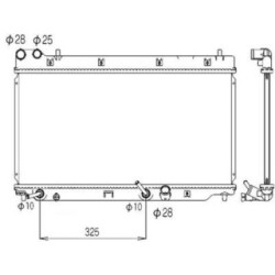 Radiator DIEDERICHS DCM2187 OE Ref 19010RWAJ51