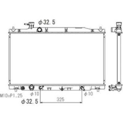 Radiator DIEDERICHS DCM2195 OE Ref 19010RZPG51