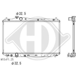 Radiator DIEDERICHS DCM2202 OE Ref 19010R1AA02 DIEDERICHS