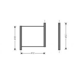 Radiateur DCM2304 pour SMART CABRIO, CITY-COUPE