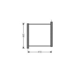 Radiator DIEDERICHS DCM2306 OE Ref A4515010001
