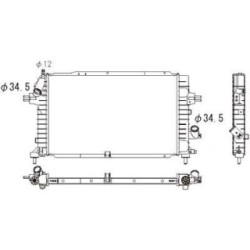 Radiator DIEDERICHS DCM2661 OE Ref 13 00 269