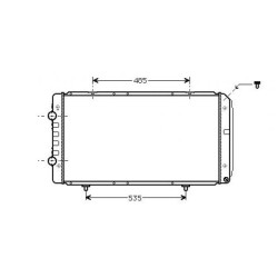 Radiator DIEDERICHS DCM2796 OE Ref 1301KV