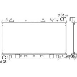 Radiator DIEDERICHS DCM3029 OE Ref 45199FC310