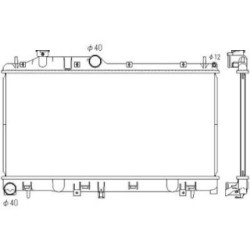 Radiateur DCM3044 pour SUBARU LEGACY OE 45111AG030