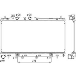 Radiator DIEDERICHS DCM3046 OE Ref 45111AG050