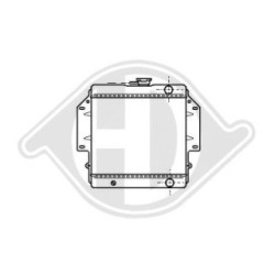 Radiateur DCM3058 pour SUZUKI SAMURAI, SJ413 DIEDERICHS