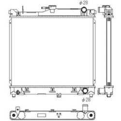 Radiator DIEDERICHS DCM3083 OE Ref 1770081A00