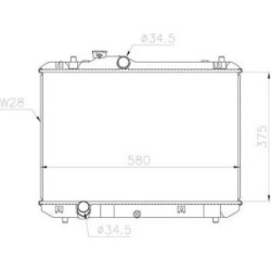 Radiator DIEDERICHS DCM3101 OE Ref 1770062J00000