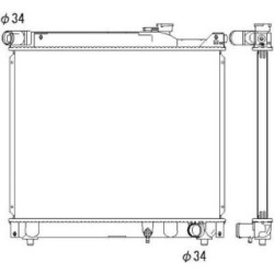 Radiator DIEDERICHS DCM3116 OE Ref 1770068D00000