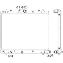 Radiator DIEDERICHS DCM3123 OE Ref 1770068L50