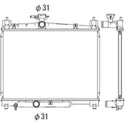 Radiator DIEDERICHS DCM3210 OE Ref 164002308087
