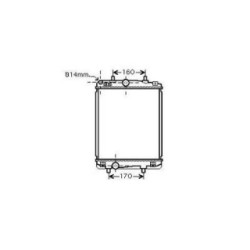 Radiator DIEDERICHS DCM3271 OE Ref 1330P2