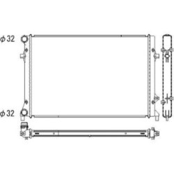 Radiator DIEDERICHS DCM3447 OE Ref 1K0 121 253 K