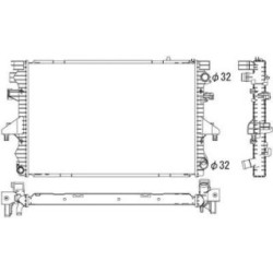 Radiator DIEDERICHS DCM3450 OE Ref 7H0121253J