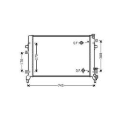 Radiator DIEDERICHS DCM3464 OE Ref 1K0121251CM
