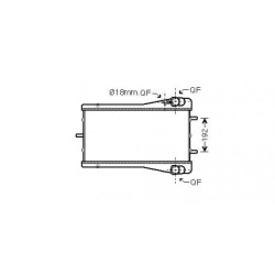 Radiator DIEDERICHS DCM3553 OE Ref 99610613270