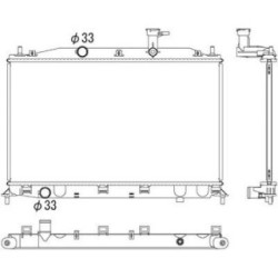 Radiator DIEDERICHS DCM3702 OE Ref 253101E001