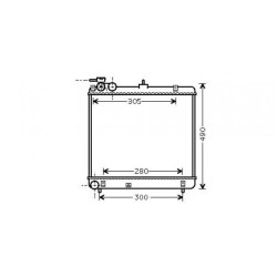 Radiator DIEDERICHS DCM3703 OE Ref 2531005900