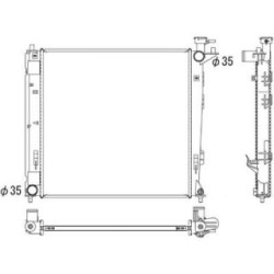 Radiator DIEDERICHS DCM3721 OE Ref 253102Y001