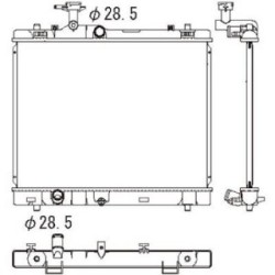 Radiator DIEDERICHS DCM3895 OE Ref 1770071L20