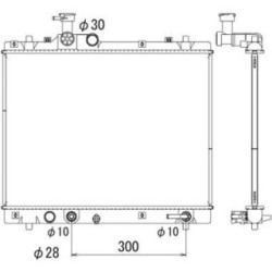 Radiator DIEDERICHS DCM3904 OE Ref 1770069L11