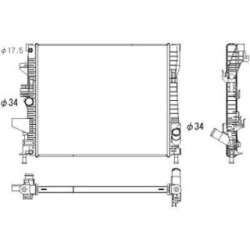 Radiator DIEDERICHS DCM3935 OE Ref 1 922 567