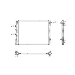 Radiator DIEDERICHS DCM3981 OE Ref A 453 500 02 03