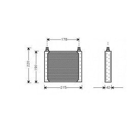 Engine Cooler DIEDERICHS DCO1059 OE Ref 7700745281
