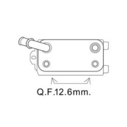 Engine Cooler DIEDERICHS DCO1081 OE Ref 30792231