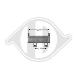 Engine Cooler DIEDERICHS DCO1085 OE Ref 2546039500 DIEDERICHS