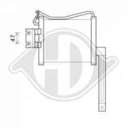 Refroidisseur de moteur DCO1091 pour HYUNDAI ix55 OE 254603J150 DIEDERICHS