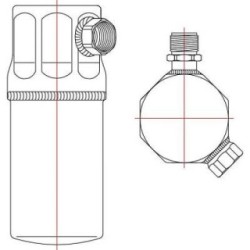 Dryer (Receiver Drier) DIEDERICHS DCT1018 OE Ref 4A0820191AD