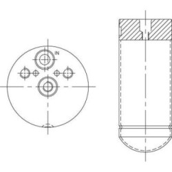 Dryer (Receiver Drier) DIEDERICHS DCT1030 OE Ref 64538375757