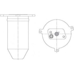 Dryer (Receiver Drier) DIEDERICHS DCT1034 OE Ref 64538375760