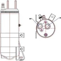Dryer (Receiver Drier) DIEDERICHS DCT1101 OE Ref 4053339