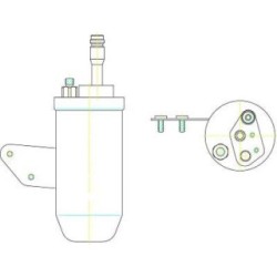 Dryer (Receiver Drier) DIEDERICHS DCT1105 OE Ref 7107566