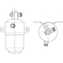 Dryer (Receiver Drier) DIEDERICHS DCT1150 OE Ref A1708300083