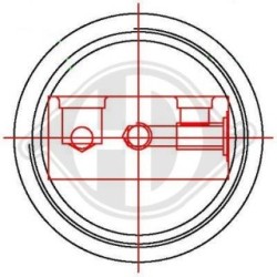 Déshydrateur (récepteur déshydrateur) DCT1168 pour VAUXHALL OMEGA OE 1618041 DIEDERICHS