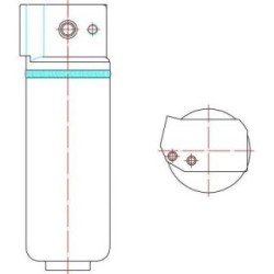 Dryer (Receiver Drier) DIEDERICHS DCT1198 OE Ref 6025370893