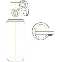 Dryer (Receiver Drier) DIEDERICHS DCT1199 OE Ref 7701038394