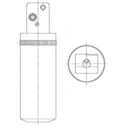 Dryer (Receiver Drier) DIEDERICHS DCT1220 OE Ref 04759072