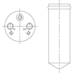 Dryer (Receiver Drier) DIEDERICHS DCT1255 OE Ref 30665072